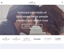 Tablet Screenshot of corporate.hallmark.com