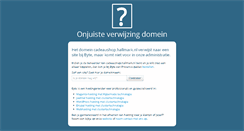 Desktop Screenshot of cadeaushop.hallmark.nl